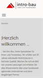 Mobile Screenshot of intro-bau.de