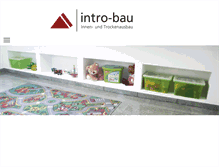 Tablet Screenshot of intro-bau.de